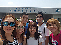 Group photo at the entrance of the Museum of the Terracotta Army (Photo Credit: Miss Isa Lau)